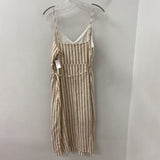 everly WOMEN'S DRESS beige white L
