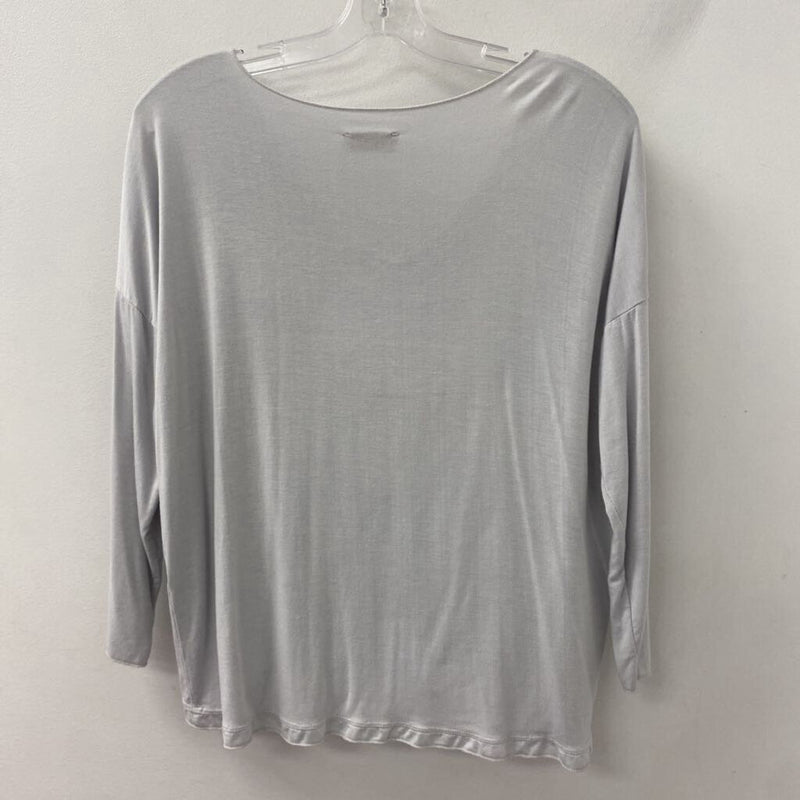 made in Italy WOMEN'S TOP grey M