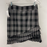 BEBE WOMEN'S SKIRT black white 4