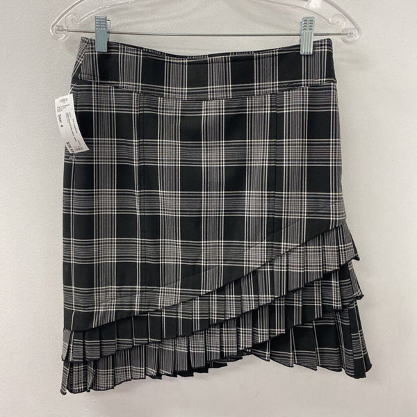 BEBE WOMEN'S SKIRT black white 4