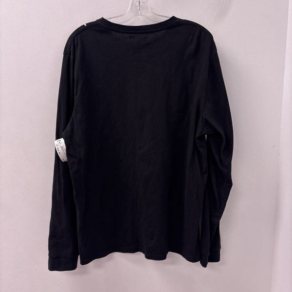 WOMEN'S PLUS TOP black white 2X