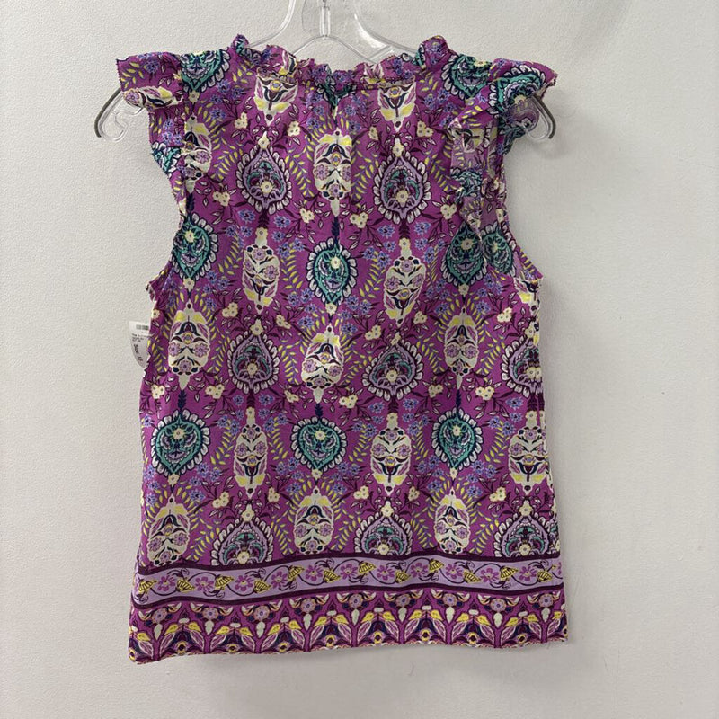 TALBOTS WOMEN'S BLOUSE/SHIRT pink blue green XS