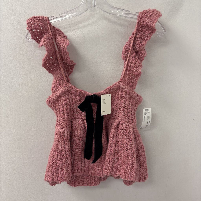 KIMCHI BLUE WOMEN'S TOP pink black S