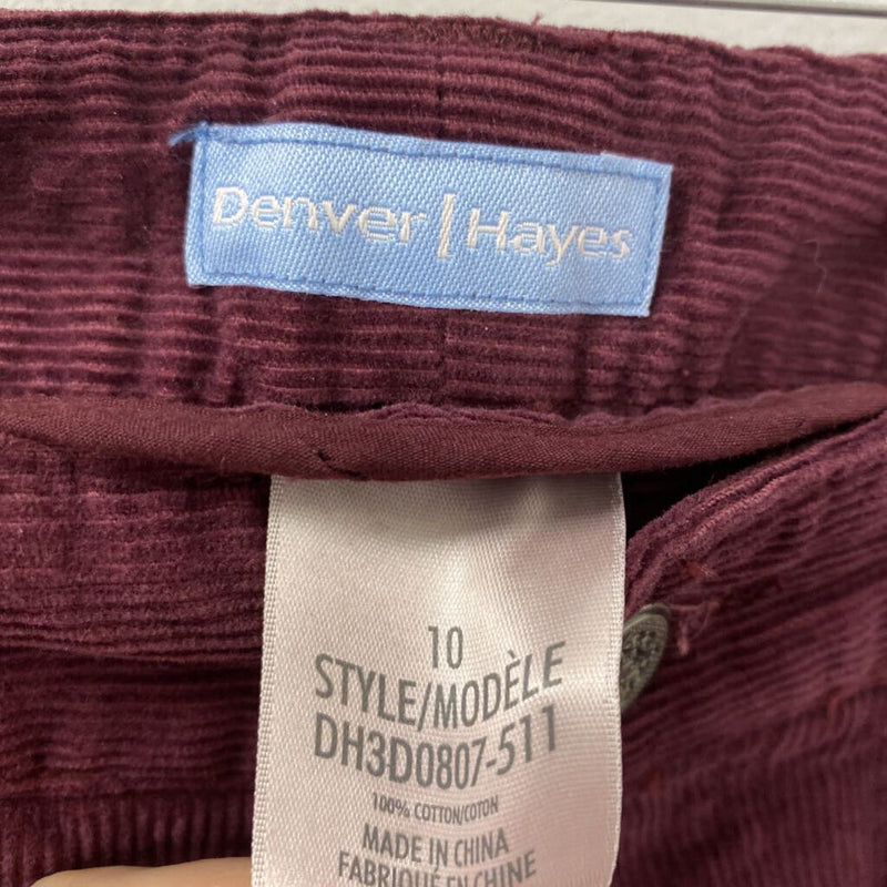 DENVER HAYES WOMEN'S SKIRT maroon 10