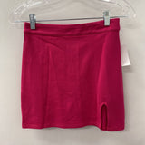 hours WOMEN'S SKIRT hot pink S