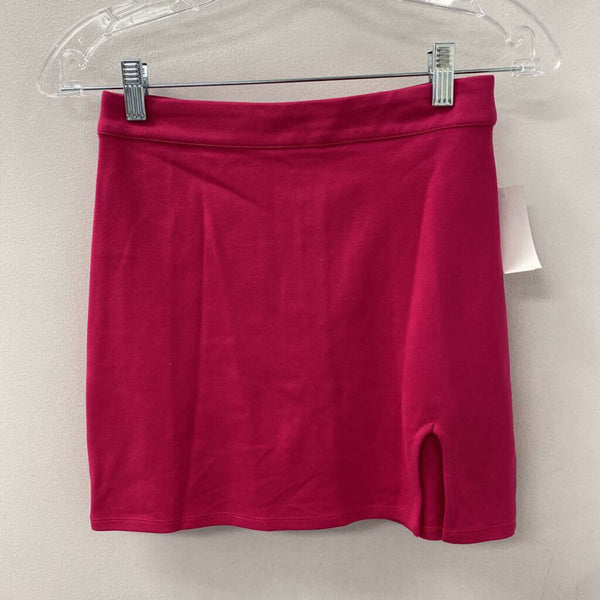 hours WOMEN'S SKIRT hot pink S