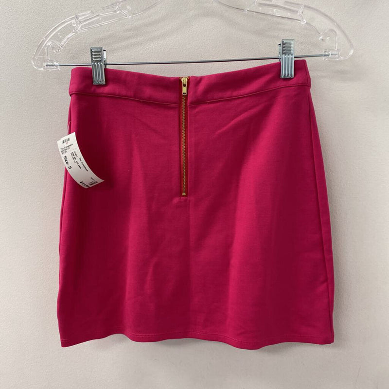 hours WOMEN'S SKIRT hot pink S