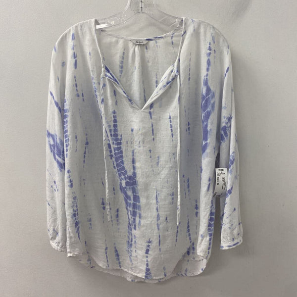 RAILS WOMEN'S BLOUSE/SHIRT white purple M