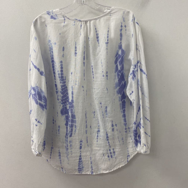 RAILS WOMEN'S BLOUSE/SHIRT white purple M