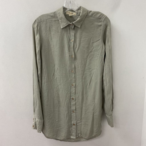 BELLA DAHL WOMEN'S BLOUSE/SHIRT sage green XS