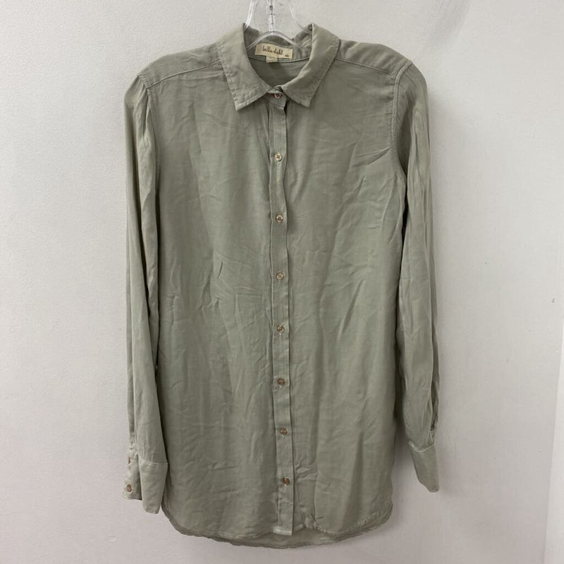 BELLA DAHL WOMEN'S BLOUSE/SHIRT sage green XS