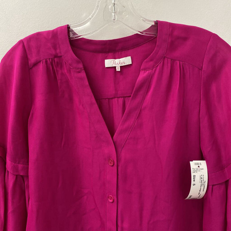 PARKER WOMEN'S BLOUSE/SHIRT bright pink S