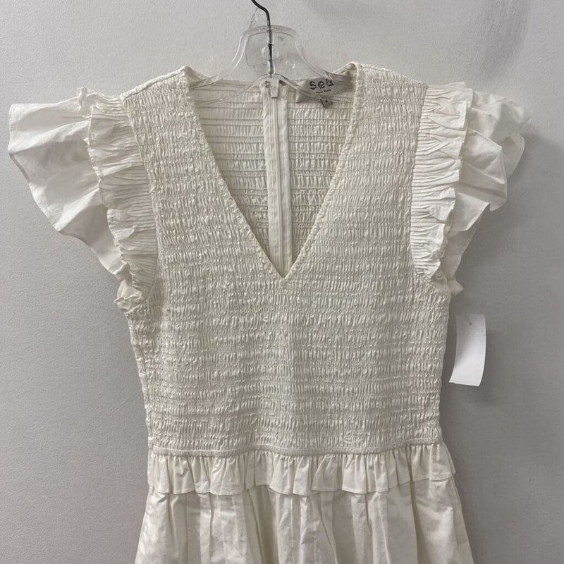 SEA new york WOMEN'S DRESS white 4
