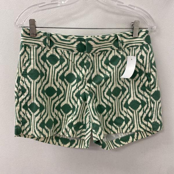 Banana Republic WOMEN'S SHORTS green cream mix 2