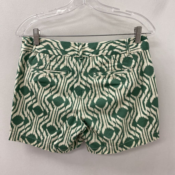 Banana Republic WOMEN'S SHORTS green cream mix 2