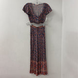WOMEN'S SUIT/OUTFIT blue pink red XS