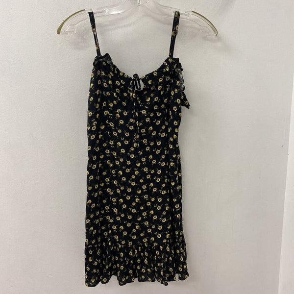 FREE PEOPLE WOMEN'S DRESS black beige XS