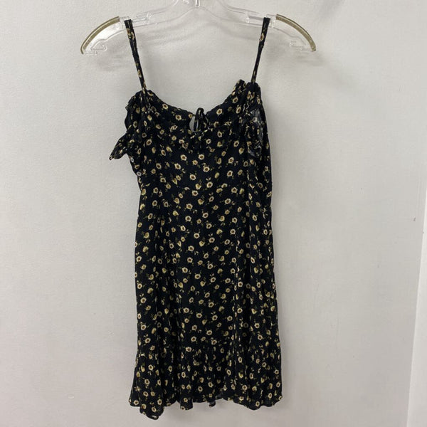 FREE PEOPLE WOMEN'S DRESS black beige XS