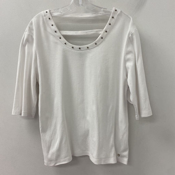 MARBLE WOMEN'S T-SHIRT white XL
