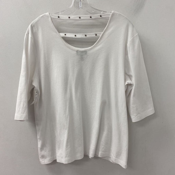 MARBLE WOMEN'S T-SHIRT white XL