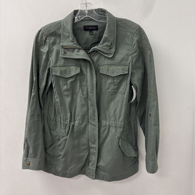 TALBOTS WOMEN'S BLAZER/JACKET green S