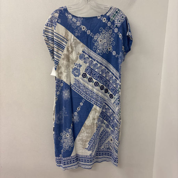 ORIENTIQUE WOMEN'S DRESS blue beige 10