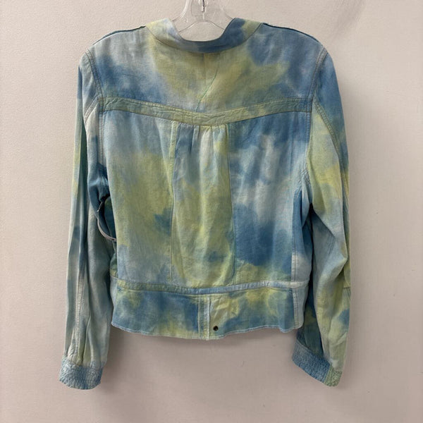 simon chang WOMEN'S BLAZER/JACKET blue green 16