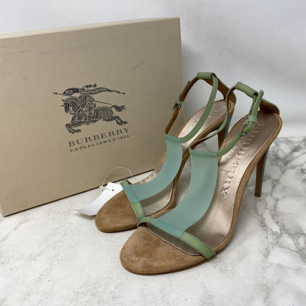BURBERRY WOMEN'S HEELS turquoise 40