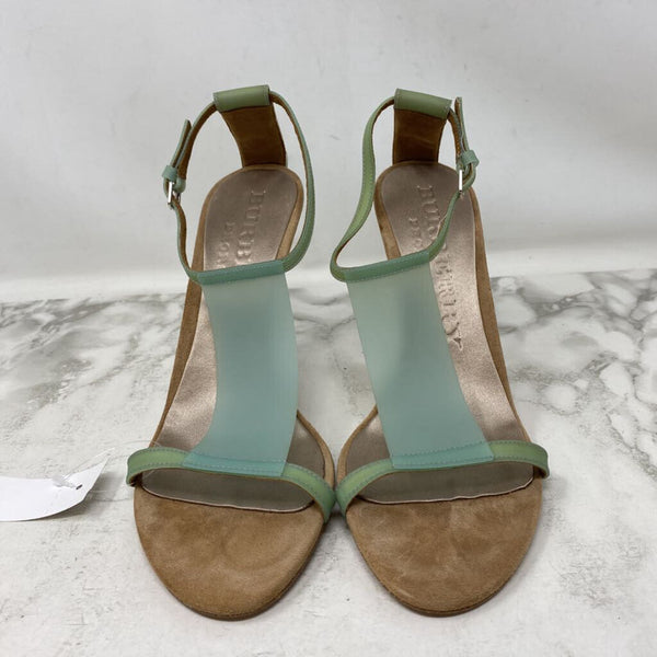 BURBERRY WOMEN'S HEELS turquoise 40