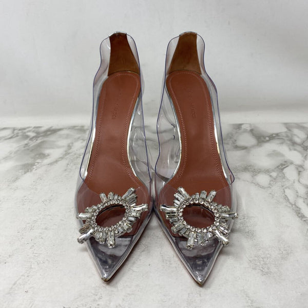 AMINA MUADDI WOMEN'S HEELS silver 40