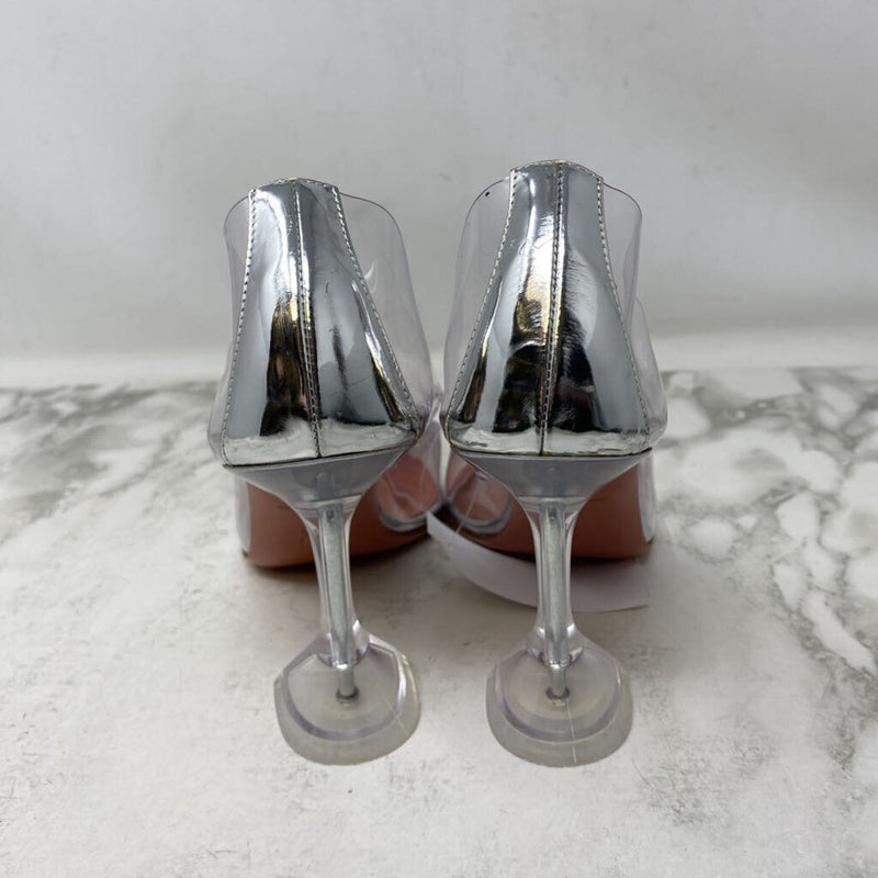 AMINA MUADDI WOMEN'S HEELS silver 40