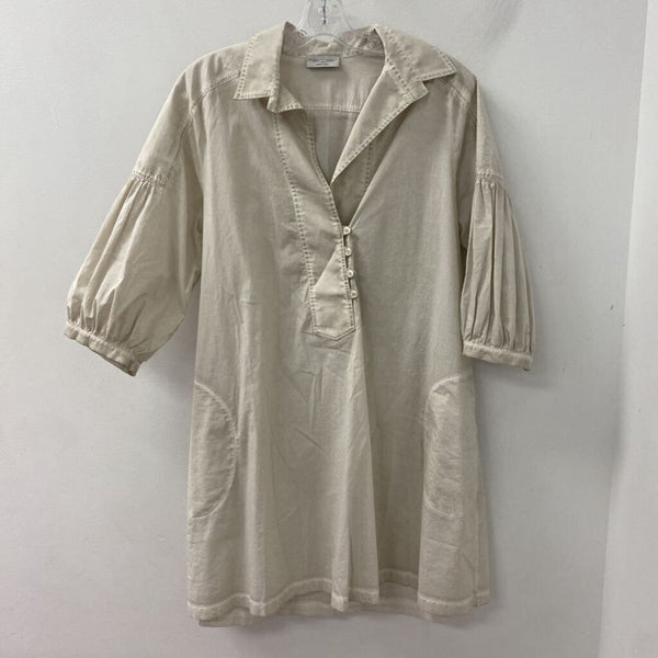 PLOUMANAC'H WOMEN'S DRESS beige wash L