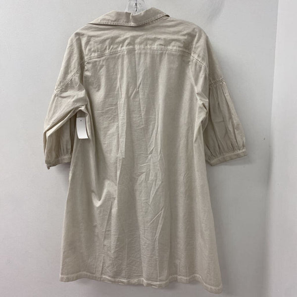 PLOUMANAC'H WOMEN'S DRESS beige wash L