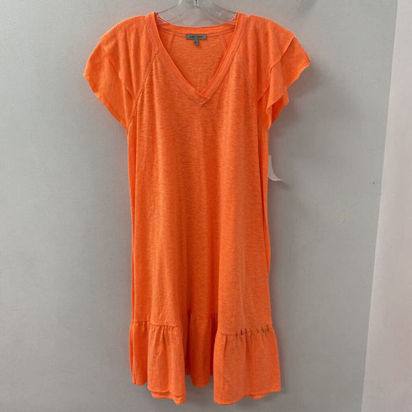 LISA TODD WOMEN'S DRESS orange marled L