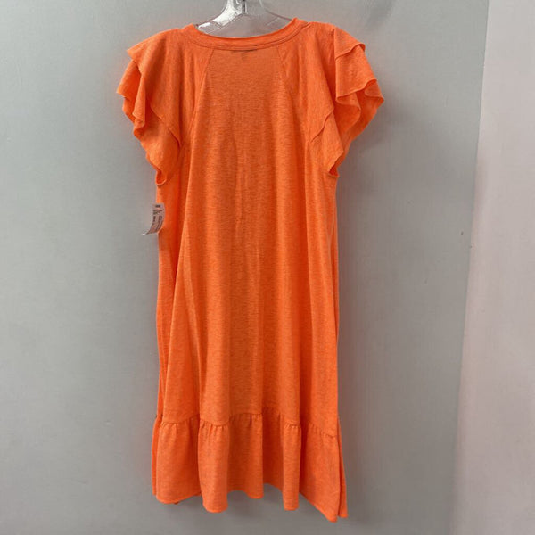 LISA TODD WOMEN'S DRESS orange marled L
