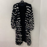 ZARA WOMEN'S COAT black grely S