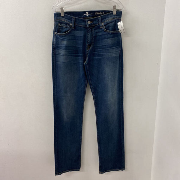 7 FOR ALL MANKIND WOMEN'S JEANS blue M/30