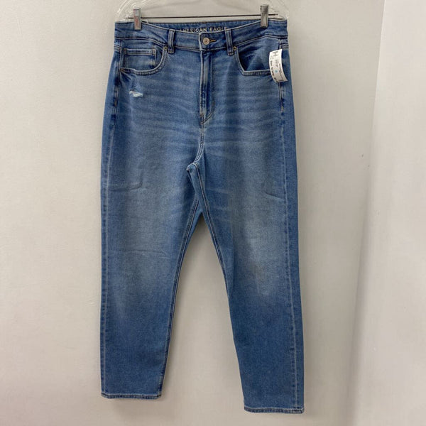 AMERICAN EAGLE WOMEN'S JEANS blue 12 long