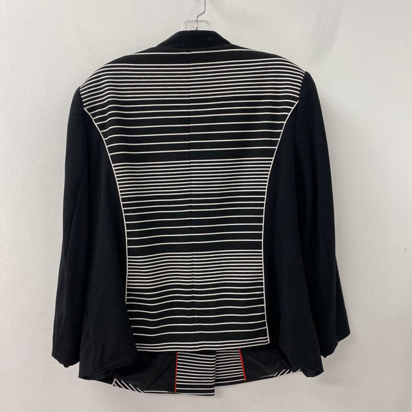 LAURA WOMEN'S BLAZER/JACKET black white 16P