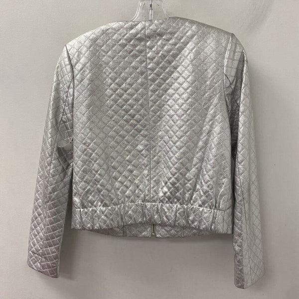 isaac mizrahi WOMEN'S BLAZER/JACKET silver 4