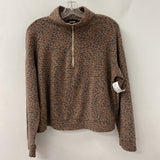 MONROW WOMEN'S TOP animal print M