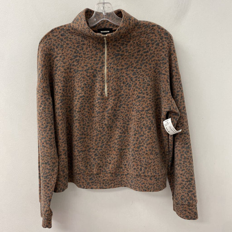 MONROW WOMEN'S TOP animal print M