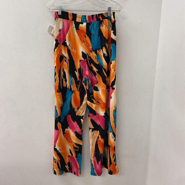 MARALLIS WOMEN'S PANTS orange, multi colour print M