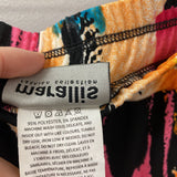 MARALLIS WOMEN'S PANTS orange, multi colour print M