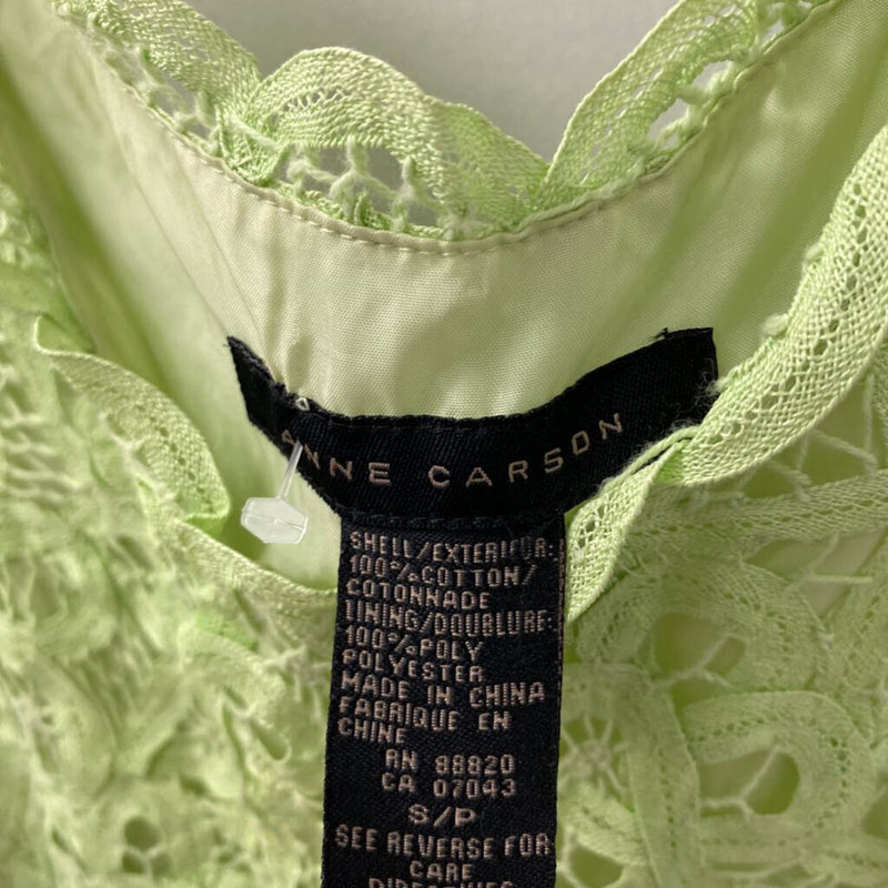 ANNE CARSON WOMEN'S TANK/CAMI lime S