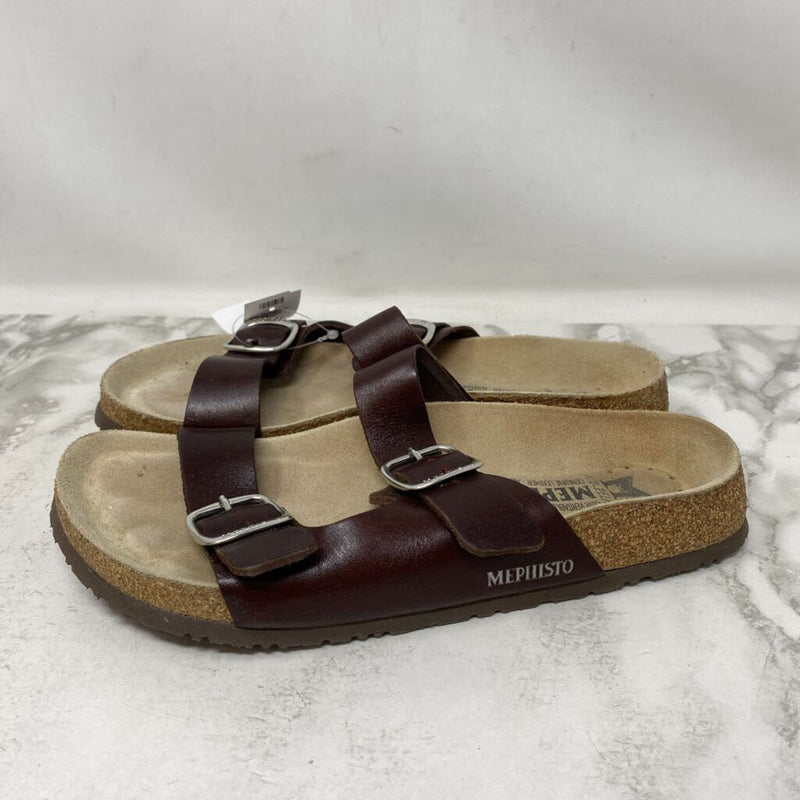 MEPHISTO WOMEN'S SANDALS maroon 37