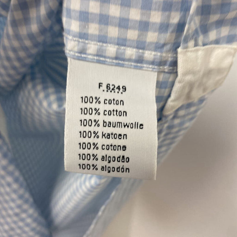 LACOSTE WOMEN'S BLOUSE/SHIRT blue white M/42