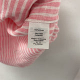 J CREW WOMEN'S BLOUSE/SHIRT pink white S