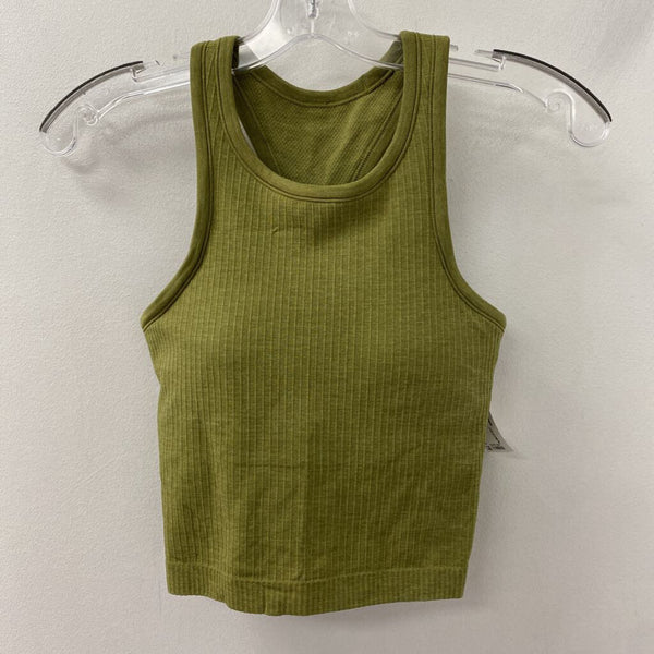 LULULEMON WOMEN'S ACTIVE TOP green XS