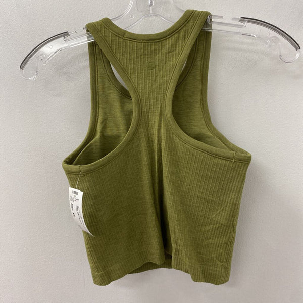 LULULEMON WOMEN'S ACTIVE TOP green XS